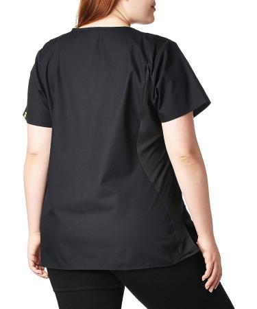 WonderWink Origins Lima Scrub Top - Women's 3X-Large Black - Buy Online on GoSupps.com