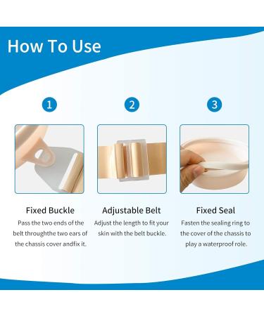 Ostomy Waterproof Bath Cover | Adjustable Bath Assist Accessory & Supplies - Buy Online on GoSupps.com
