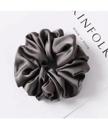 6-Piece Big Satin Silk Scrunchies Hair Set | No Damage Ponytail Holder Ties - Buy Online on GoSupps.com