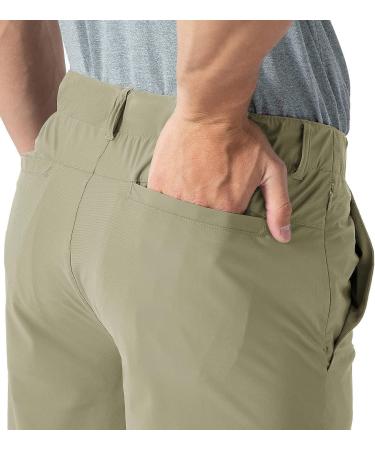 TBMPOY Men's Stretch Cargo Shorts - Quick Dry Lightweight for Golf, Travel, Camping - Khaki(Size 42) - Buy Online on GoSupps.com