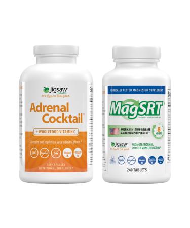 Jigsaw Health Bundle | Adrenal Cocktail 360 Capsules and MagSRT 240 Tablets