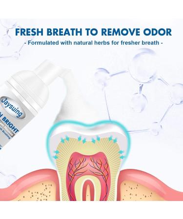 Brightening Mousse Toothpaste - Effectively Whitens and Removes Stains Freshens Breath and Repairs Gums. Two Convenient Application Methods to Safeguard Oral Health(2pcs) - Buy Online on GoSupps.com