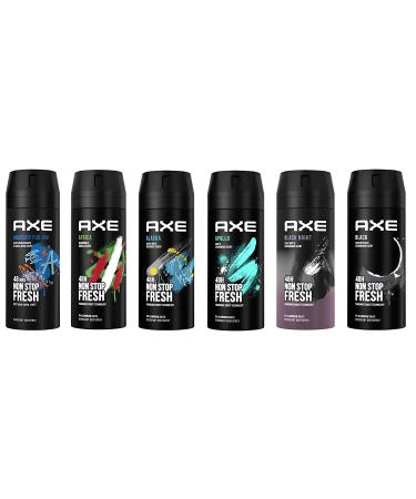 AXE Body Spray Deodorant Antiperspirant Variety Pack - 12 x 150ml/5.07oz - Buy Online on GoSupps.com