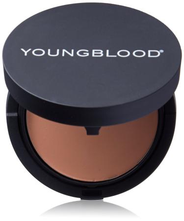 Youngblood Clean Luxury Cosmetics Mineral Radiance Cr me Powder Foundation  Rose Beige | Foundation for Oily Skin Rosacea Dry Matte Shine Free Pressed Compact Natural Mineral
