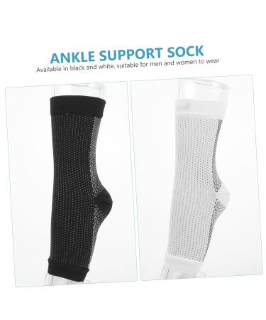 GANAZONO Compression Ankle Socks - 4 Pairs Unisex Protective Sports Socks for Mountaineering & Support - Foot Protection & Comfort - Buy Online on GoSupps.com