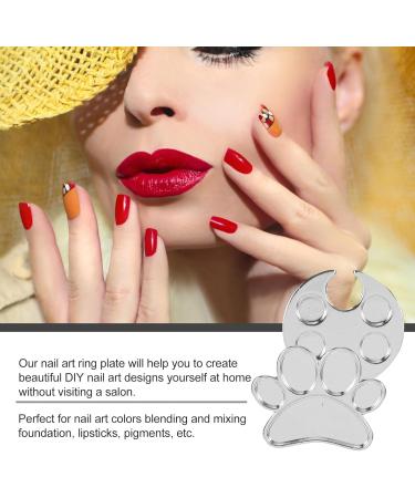 SEWACC Lot de 2 Palettes de Couleurs pour Ongles Plateau de M lange Rond et Forme Pied Mini Format Portable Support Vernis Ongles pour Nail Art Professionnel et Amateur - Buy Online on GoSupps.com