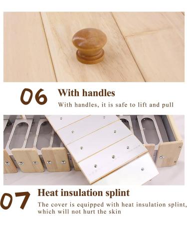Zhongyan Taihe Governor's Vene Moxibustion Box - Adjustable Solid Wood Therapy with Heat Insulation Rail & Handles - International Shipping Available - Buy Online on GoSupps.com