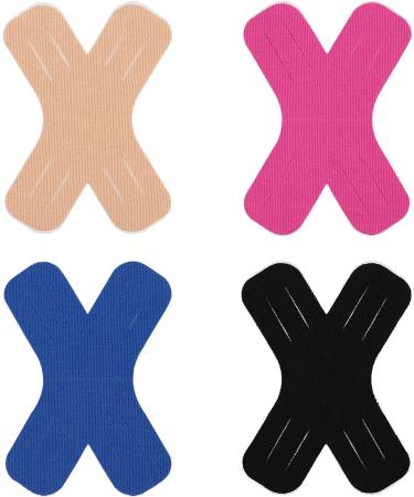 Tapes for Joints Cross Kinesiology Tape Relief Sticker Sport Muscle Tape Elastic Cross Tapes for Arm Muscle Support Tape for Sports Injury Muscle Adhesive Bandage Elastic Sports Bandage Black - Buy Online on GoSupps.com
