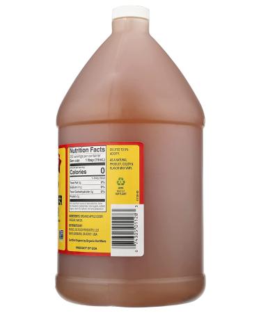Bragg Organic Apple Cider Vinegar with the Mother - USDA Certified, Raw & Unfiltered, 1 Gallon - Buy Online on GoSupps.com