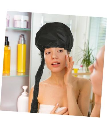 AUTSUPPL 2pcs Dry Hair Cap Hair Caps Conditioning Cap Delicate Hats Practical Hats Black 190t - Buy Online on GoSupps.com