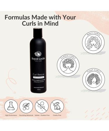 Royal Locks Curl Rescue Leave-In Conditioner | Damage Repair Keravis Formula for Curly & Coily Hair - 8 fl oz - Buy Online on GoSupps.com