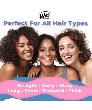 Wet Brush Original Color Wash Splatter Detangler Brush - Gentle IntelliFlex Bristles - Pain-Free Hair Comb for All Ages and Hair Types - Buy Online on GoSupps.com