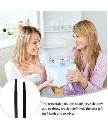 Beaupretty 2pcs Retractable Eyebrow Brush Set - Professional Angled Makeup Tool for Perfect Brows | International Shipping Available - Buy Online on GoSupps.com