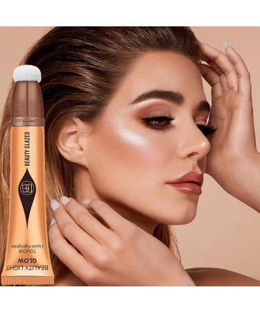Highlighter Stick | Lasting Face Contouring Highlighter Blusher Stick - Brighten Makeup for Face Attached Easy to Blend Smooth Natural Matte Finish Frifer Highlighter 2# - Buy Online on GoSupps.com