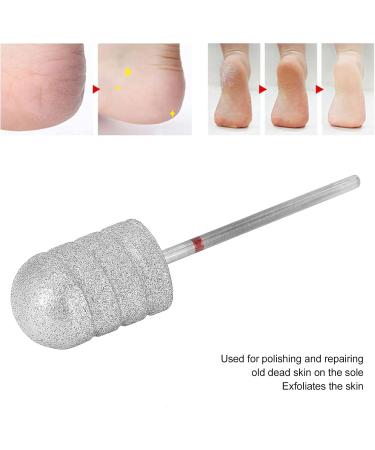 Nail Mill Bits Stainless Steel Pedicure Nail Drill Bits Foot Dead Skin Removal Polishing Head Accessories Professional Remove Gel Acrylic Cuticle Nail File Bit for Manicure Pedicure(B3F) - Buy Online on GoSupps.com