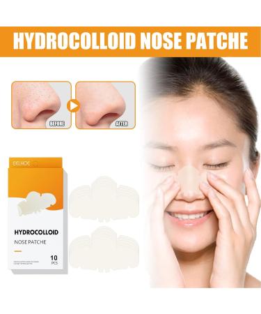 10pcs Hydrocolloid Blackhead Removal Patches | Deep Cleansing Pore Strips for Face, Nose, and Pores | Dermatologist Approved | Overnight Use - Buy Online on GoSupps.com