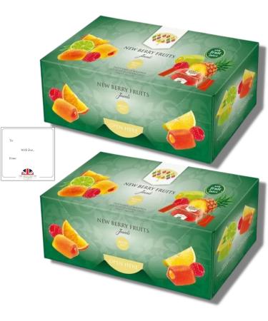 Jelly Fruits Bundle of 2 Newberry Fruits Jewels 300g (New Berry Fruits with Liquid Centre) bundled by The Great British Kitchen - Buy Online on GoSupps.com