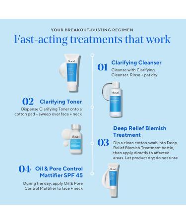 Murad Deep Relief Blemish Treatment - Blemish Control - Max Strength 2% Salicylic Acid Healing Treatment for Deep Uncomfortable Cystic Blemish - 30ml - Buy Online on GoSupps.com