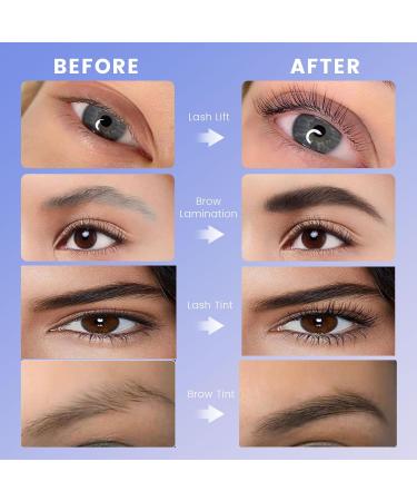 Premium Lash Lift & Brow Lamination Kit - DIY Eyelash Perm Set for Home & Salon - 4 in 1 Ultra-Luxury Black - Buy Online on GoSupps.com