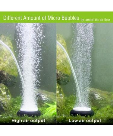 Hygger 2 Inch Aquarium Air Stone | Ultra Silent Oxygen Diffuser for Fish Tank & Hydroponic Systems - Buy Online on GoSupps.com