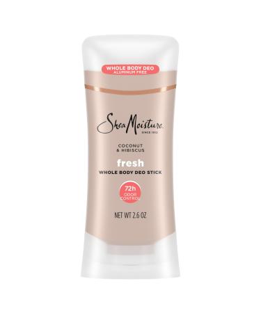 SheaMoisture Whole Body Deo Stick Fresh 72h Odor Control Aluminum Free 2.6 oz