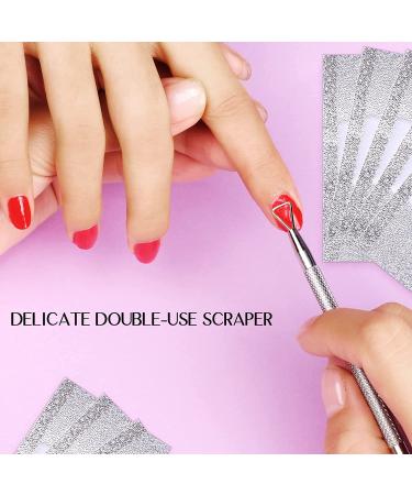 Saviland Gel Nail Polish Remover Foil Kit - 200pcs Nail Wraps with Cuticle Pusher | Gel Nail Polish Removal Kit for Home & Salon Use - Buy Online on GoSupps.com