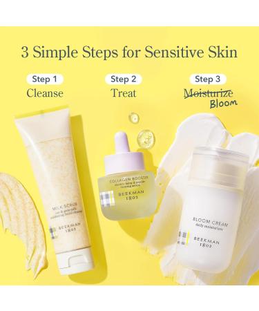Beekman 1802 Golden Booster Amla Berry Face Serum (0.5 fl oz) + Bloom Cream Daily Face Moisturizer (1.69 oz) - Good for Sensitive Skin - Cruelty Free - Buy Online on GoSupps.com