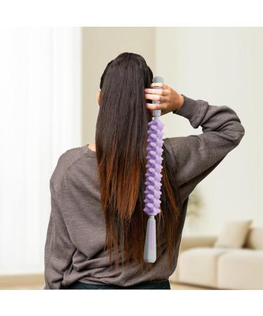 Muslalo Massagestab - Muscle Massage Body Stick for Women | Relaxing Neck & Thighs Massager | Multifunctional Roller for Gym School & Yoga - Purple - Buy Online on GoSupps.com
