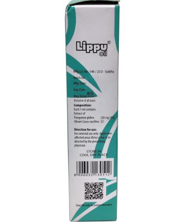 Ayucine Forever Dr.JRK's Lippu Oil - 50ML x 6 Pack | Herbal Psoriasis Relief Oil - Buy Online on GoSupps.com