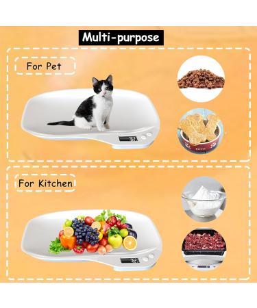 Digital Pet Scale Small Animal Weight Scale Portable Electronic Weighing Scale with LCD Display(Max. 33 lbs) Multifunction Kitchen Scale for Food/Puppy/Kitten/Lizard/Hamster/Tortoise/Whelping - Buy Online on GoSupps.com