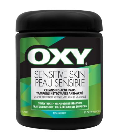 Oxy Medicated Acne Pads Sensitive 90's 0.37-Inches