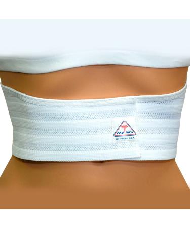 ITA-MED Breathable Elastic Rib Brace, Best Rib Belt for Women, Compression Rib Support Wrap/Binder for Broken, Cracked, Dislocated & Fractured Ribs, Made In USA, Large Large (Pack of 1)