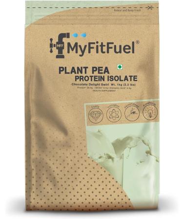 MyFit Fuel MFF Plant Pea Protein 1 Kg - Chocolate Delight Swirl | Vegan Easy to Digest International Shipping - Buy Online on GoSupps.com