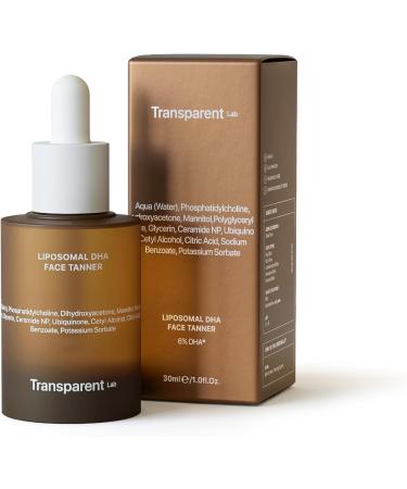 TRANSPARENT LAB Liposomal DHA Face Tanner - Exhausteur autobronzant pour le visage - Buy Online on GoSupps.com
