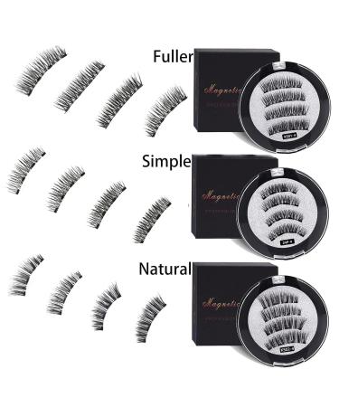Shop 3D Magnetic Eyelashes - Natural Look Wispy No Glue or Liner Needed | International Shipping Available - Buy Online on GoSupps.com