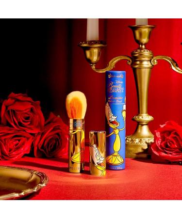 Spectrum Collections Beauty and The Beast Kabuki Make Up Brush Spectrum Single Retractable Kabuki Brush for Foundation Blusher and Powder Official Disney Makeup Brush Beauty and the Beast Lumiere - Buy Online on GoSupps.com