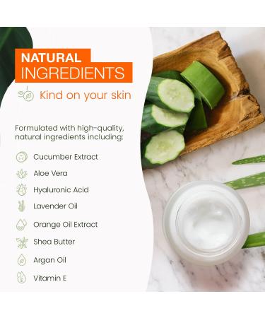 Natural Chemist Cucumber & Aloe Daily Face Moisturizer - Hydrating & Cooling 1.69 Fl. oz - For Sunburns, Acne & Nourishing Day Cream - Cruelty Free Korean Skincare - Buy Online on GoSupps.com