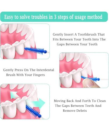 Buy Bituocs 200 Interdental Brushes - Effective Bendable Toothpicks for Plaque Removal | Fast International Shipping - Buy Online on GoSupps.com