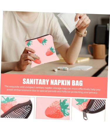 3-Piece Women's Credit Holder & Lipstick Bag - Halter Cosmetics Travel Snap Wand & Menstrual Pillow - Stylish Tampon Holder - Buy Online on GoSupps.com