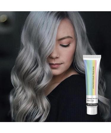  Qkbuza 100g Gray Hair Dye Permanent Hair Color Cream Natural Dye Cream Color Wax - Buy Online on GoSupps.com