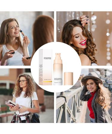  JINGLING JINGLING Color-Changing Foundation 30ml Matching Foundation for Travel Dates Commutes Meetings and Evenings - Buy Online on GoSupps.com