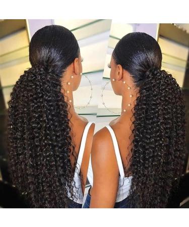 Ponytail Extension Mogolian Human Hair Afro Kinky Curly Ponytail Extensions 10-28 Inch Long Drawstring Remy Hair Ponytail Clip In Afro Curly Ponytail Hair Piece Ponytail Hairpiece for Women (Color : 28inches Afro Kinky Curly - Buy Online on GoSupps.com
