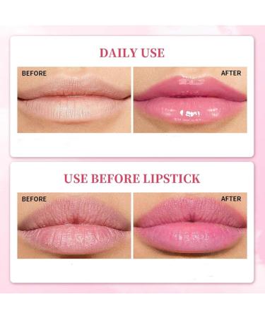 XINRAN Pink Lip Serum for Fuller Lips Lip Balm for Luscious Lips Moisturizing Lipstick Glow Oil Oily Plumping Gloss Tinted Lip Balm Lip Care 8 Pack - Buy Online on GoSupps.com