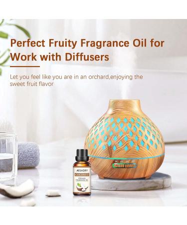 Aeshory Essential Oils Coconut 30ml - 100% Natural Fruity Aroma Oil for Diffusers Humidifiers Massage DIY Candles & Soap - Buy Online on GoSupps.com