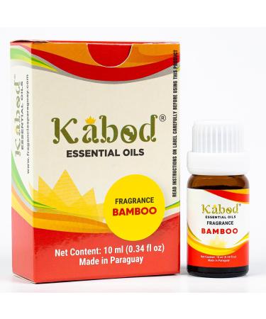 Kabod Bamboo Essential Oil - Aromatherapy Blend for Diffusers Humidifiers Aroma Stoves Soap and Candles - Fragrance Oil for Home - 10ML Bottle with Dropper Bamboo 0.34 Fl Oz (Pack of 1)