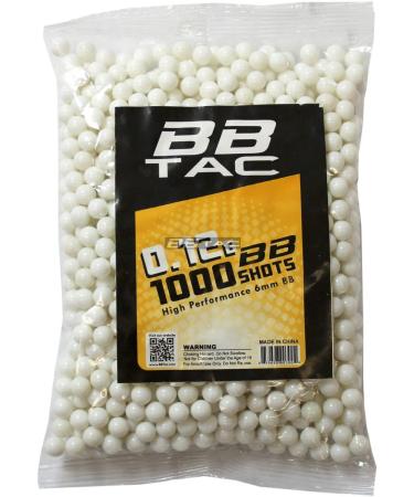 BBTac Airsoft BB 0.12g 6mm 3000 Rounds for Airsoft Guns - Pack of 1000 x 3 Bags - Buy Online on GoSupps.com