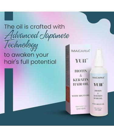 Yuii Biotin natural Hair Oil for damaged hair Growth - Buy Online on GoSupps.com