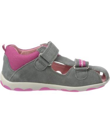 Superfit Girl's Fanni Sandals - 4.5 UK Child - Grey Pink | Trendy Kids Footwear - Buy Online on GoSupps.com