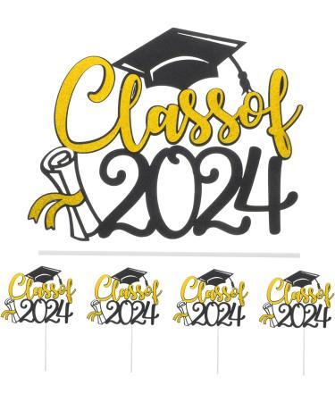 Garneck 10 Sets Cake Insert Cake Decoration Graduation Cake Decors Grad Cupcake Toppers Graduation Cake Toppers Graduation Cupcake Topper Cake Picks Party Supplies Paper Cup Yellowx2pcs 16.00X13.00X0.10CMx2pcs - Buy Online on GoSupps.com