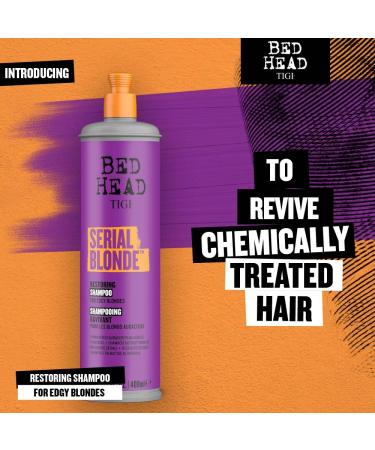 TIGI Bed Head Serial Blonde Shampoo for Damaged Blonde Hair - 13.53 fl oz | Best eCommerce International Shipping - Buy Online on GoSupps.com